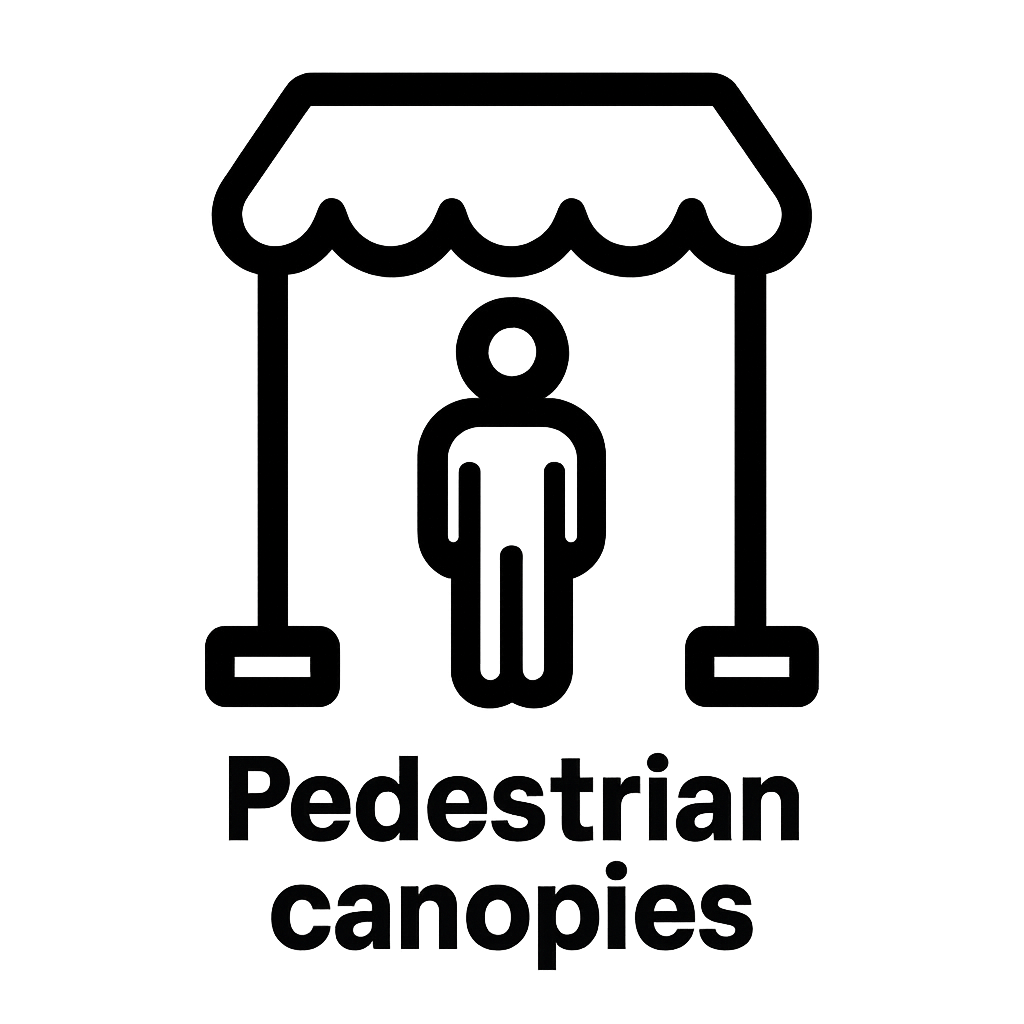 Pedestrian Canopy Icon